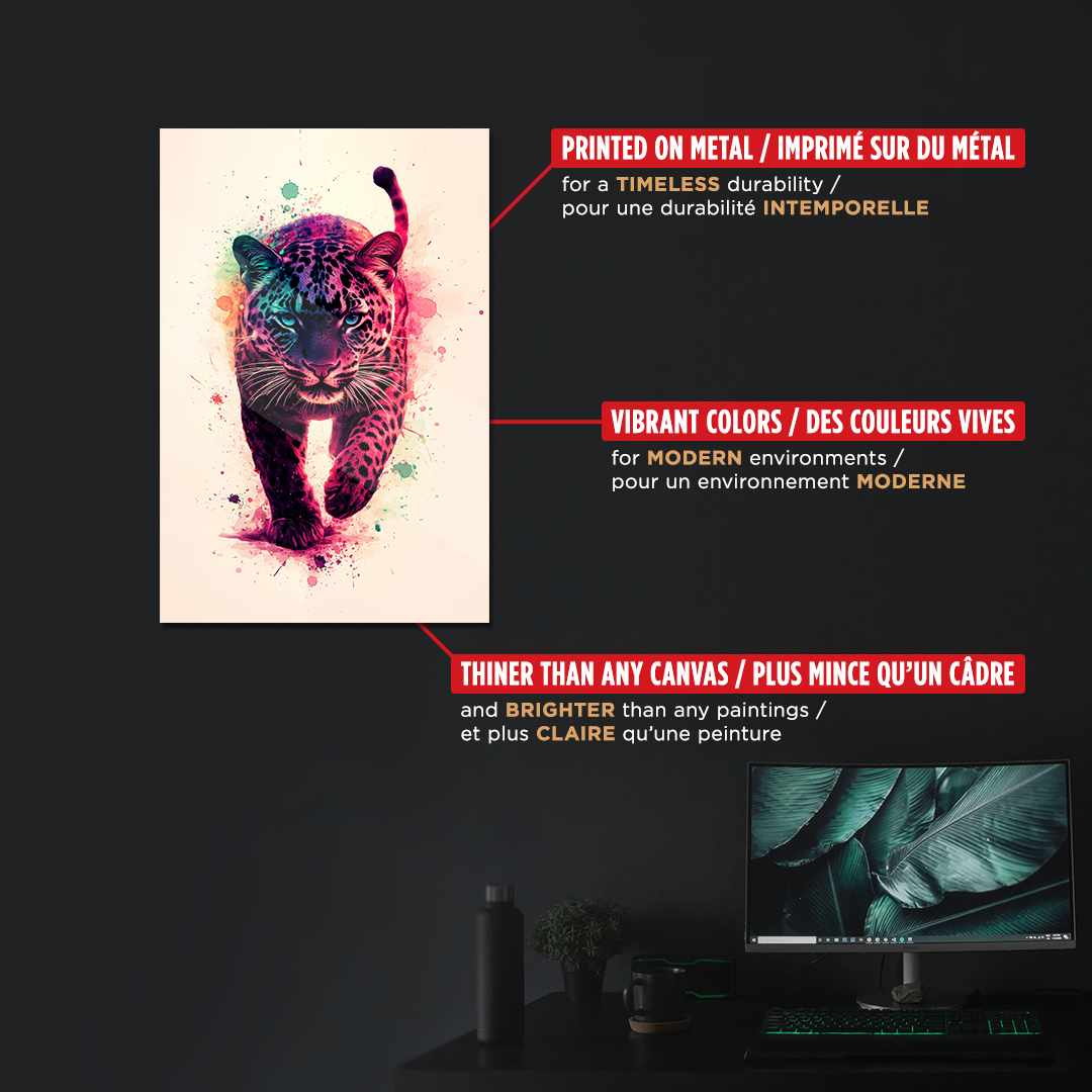 OUR COLLECTION - ABSTRACT - Rainbow Leopard