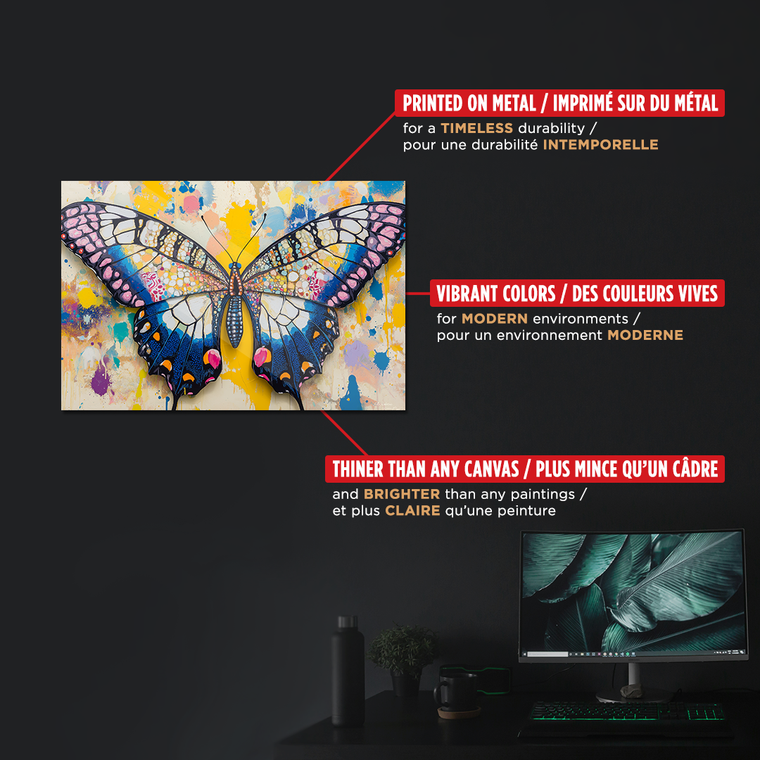 OUR COLLECTION - ABSTRACT - Butterfly outside of your stomach